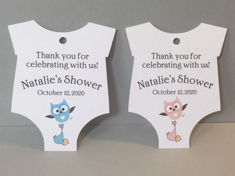 etsy baby shower tags