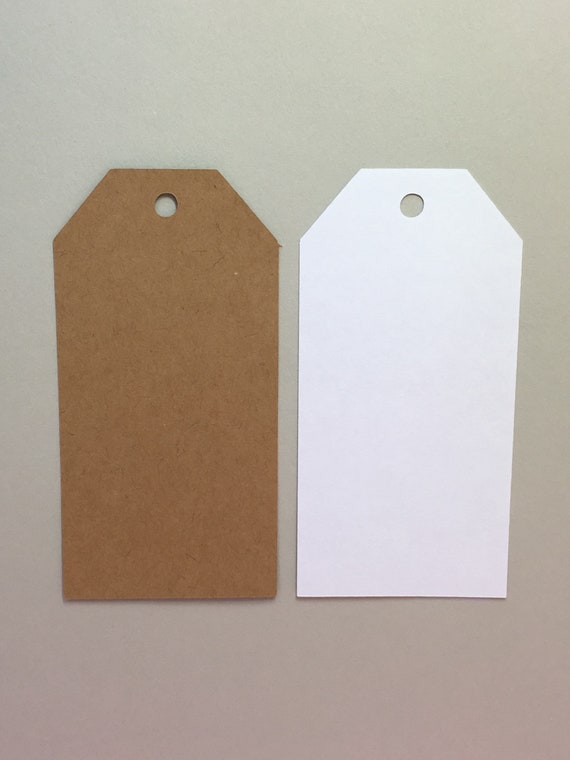 extra large kraft luggage tags