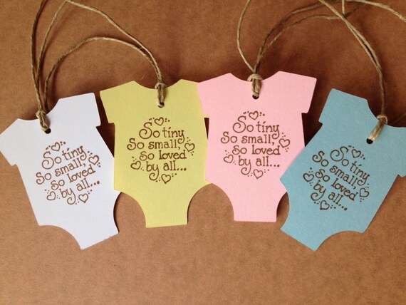 Baby Shower Tags Baby Shower Favors Thank You Tags Baby Etsy