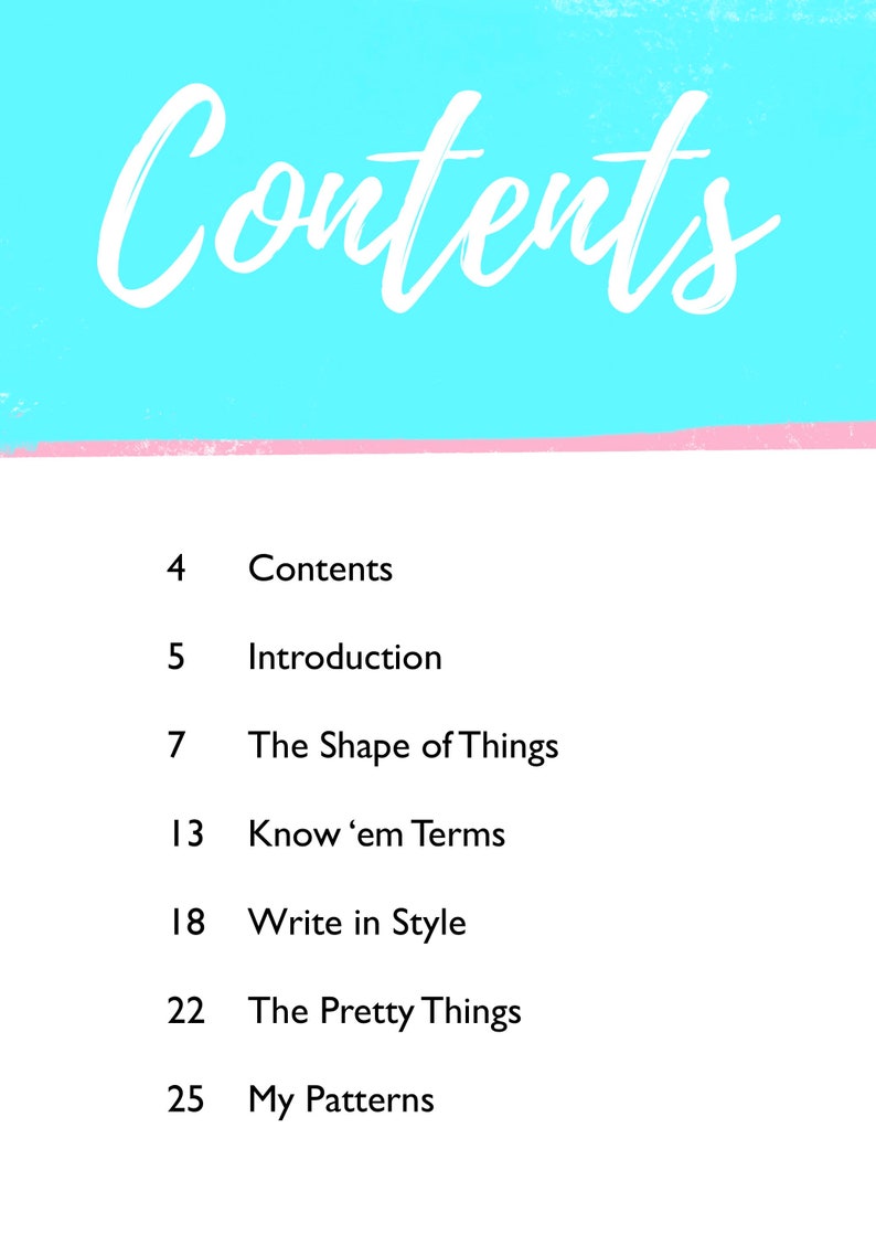 Pattern Writing 101 PDF Instant Download How to Write Doll - Etsy