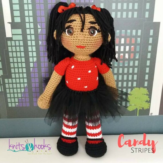 crochet black doll pattern