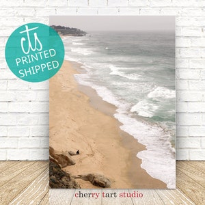 The Reader - Montara State Beach - Pastel beach - Giclée Print