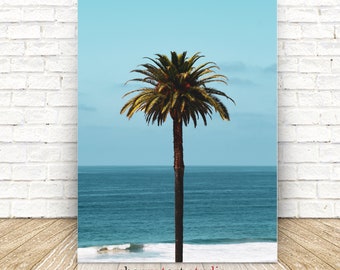 Palm Tree on the Pacific - Fine Art Print - Digital Download