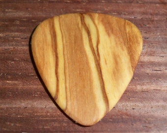 Olive wood Guitar pick from  the Holy land.