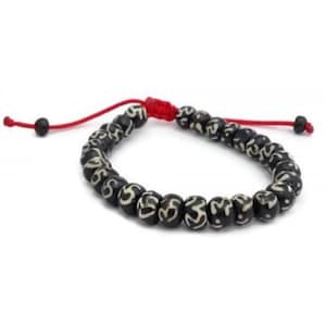 Hindu Om Mala Bracelet Adjustable, Om Bracelet, Aum Mala, Meditation Bracelet, Yoga Mala, Spiritual Beads, Hindu Om Beads, Om Shanti Beads