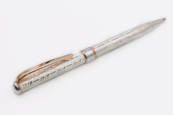Silver Pen - handmade ballpoint