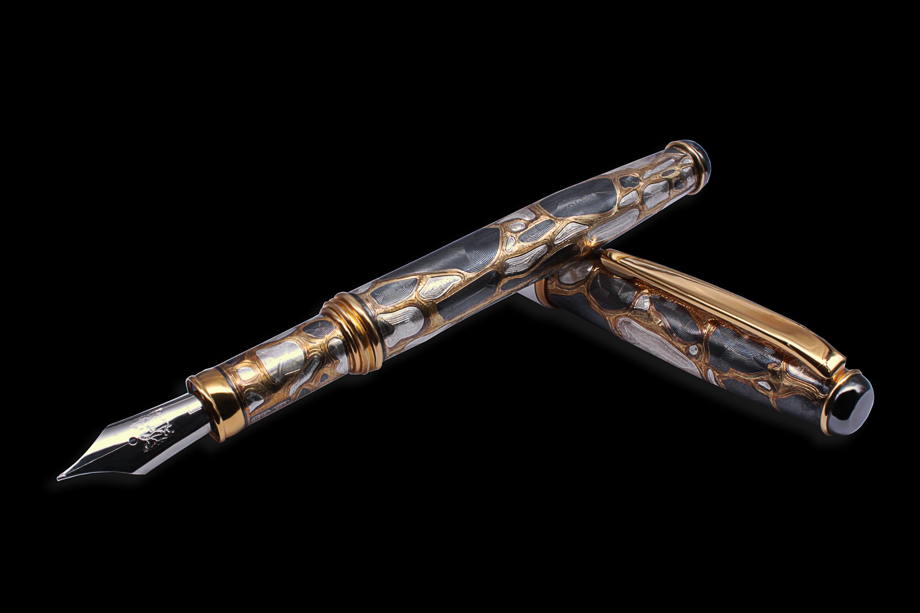 Ancient Rome Opus Incertum Sterling Silver Fountain Pen - Etsy