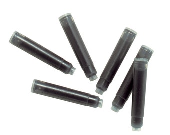 36 Fountain Pen Ink Cartridges: Black or Blue Ink
