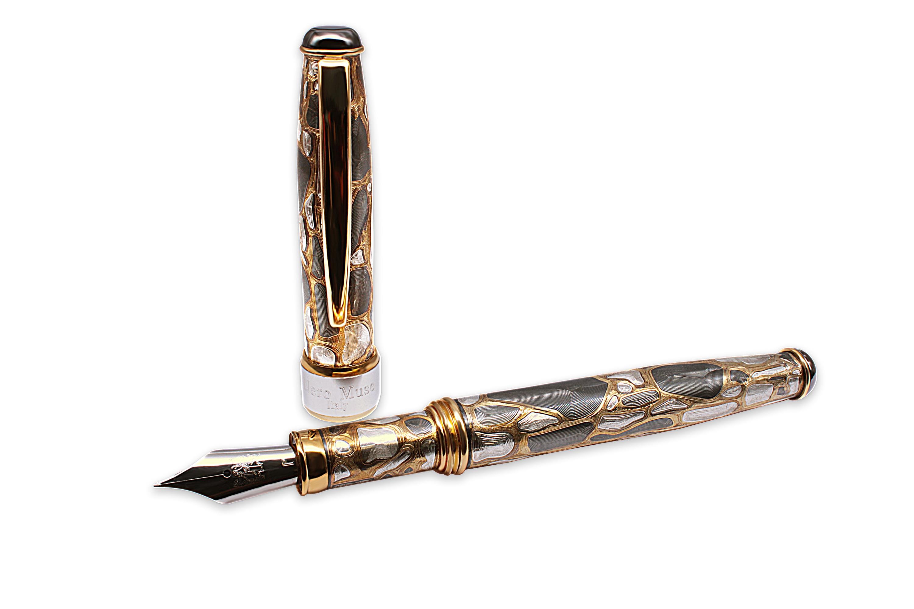 Ancient Rome Opus Incertum Sterling Silver Fountain Pen - Etsy