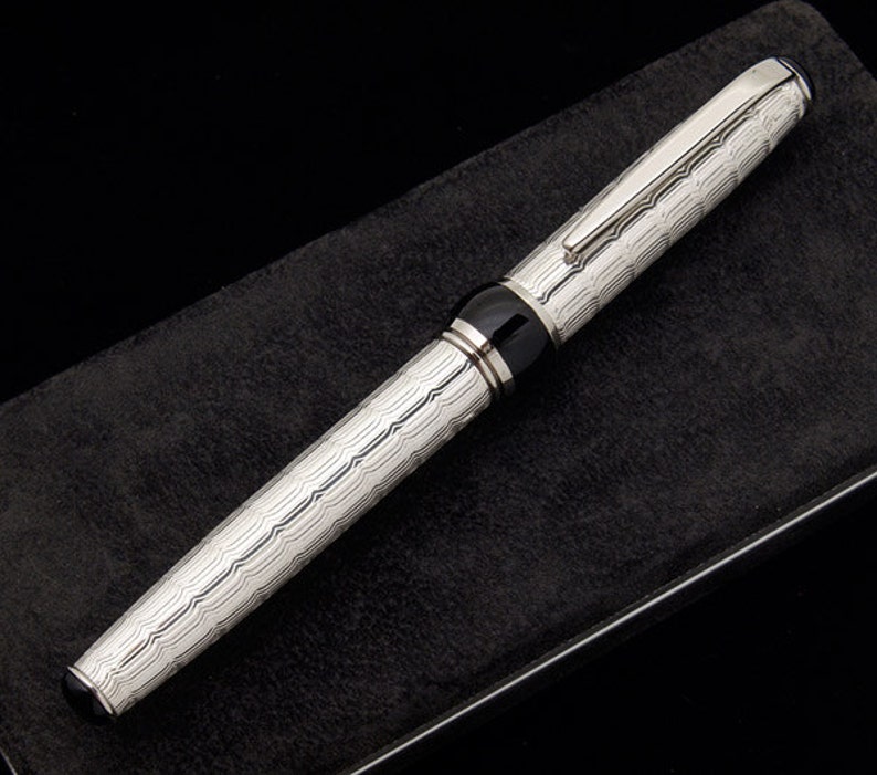 Handmade Fountain Pen Sterling Silver 925 Italian Pen With | Etsy