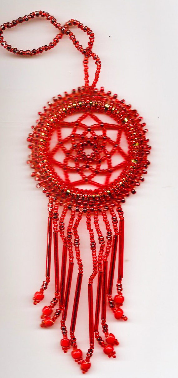 Native American Bead Dream Catcher Etsy