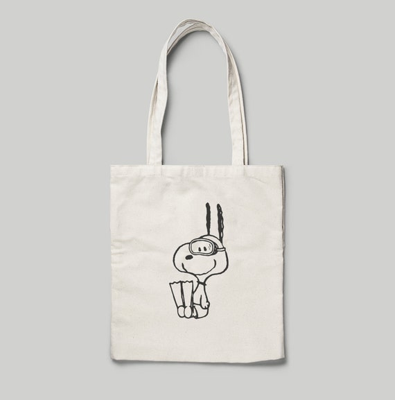 snoopy beach bag