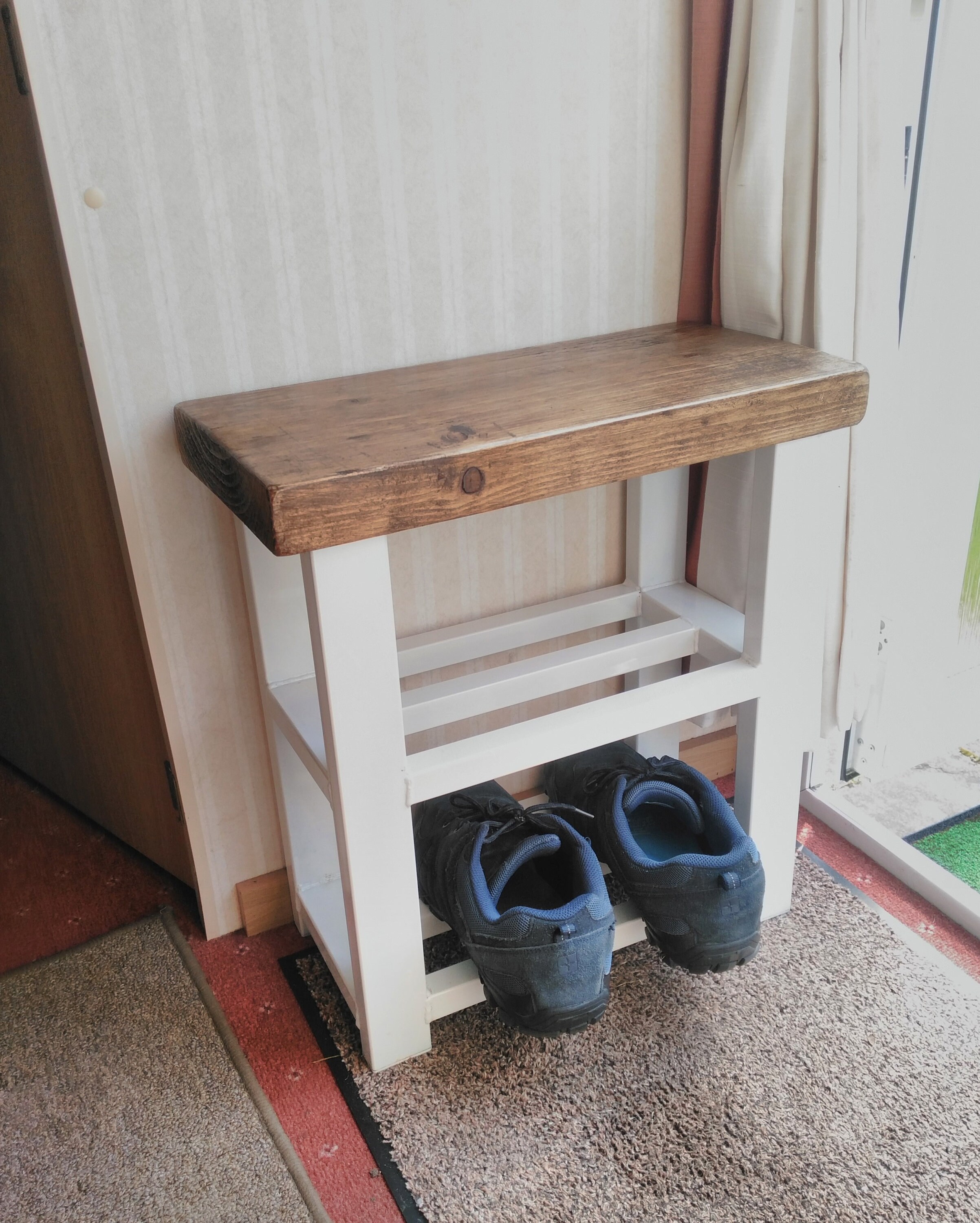 Caravan Shoe Rack Bench2 Shelf Hallway Bench Static or Lodge Etsy UK