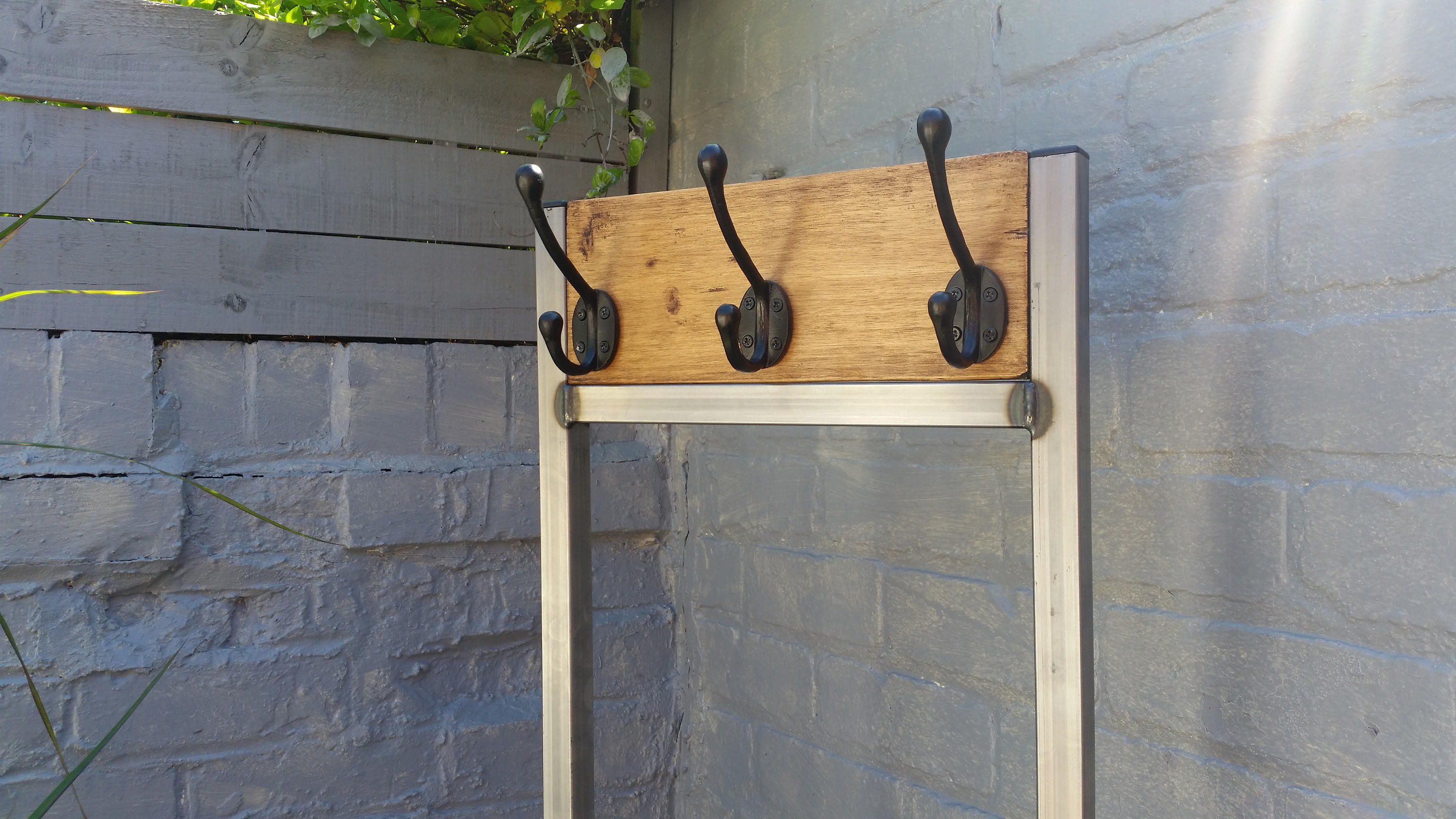 Narrow hallway Coat stand with seat & shoe rack bench bijou Etsy