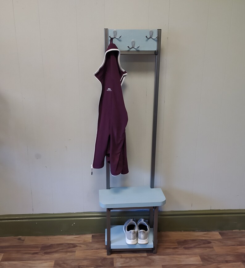 Coat Stand Coat Rack Solid Wood Finished With a Satin Paint Etsy UK