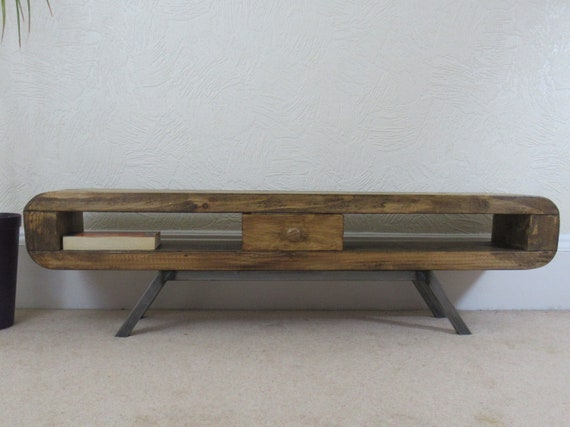 280 Retro tv stand narrow tv unit rustic industrial 150 cm 280 Retro tv stand narrow tv unit rustic industrial 150 cm