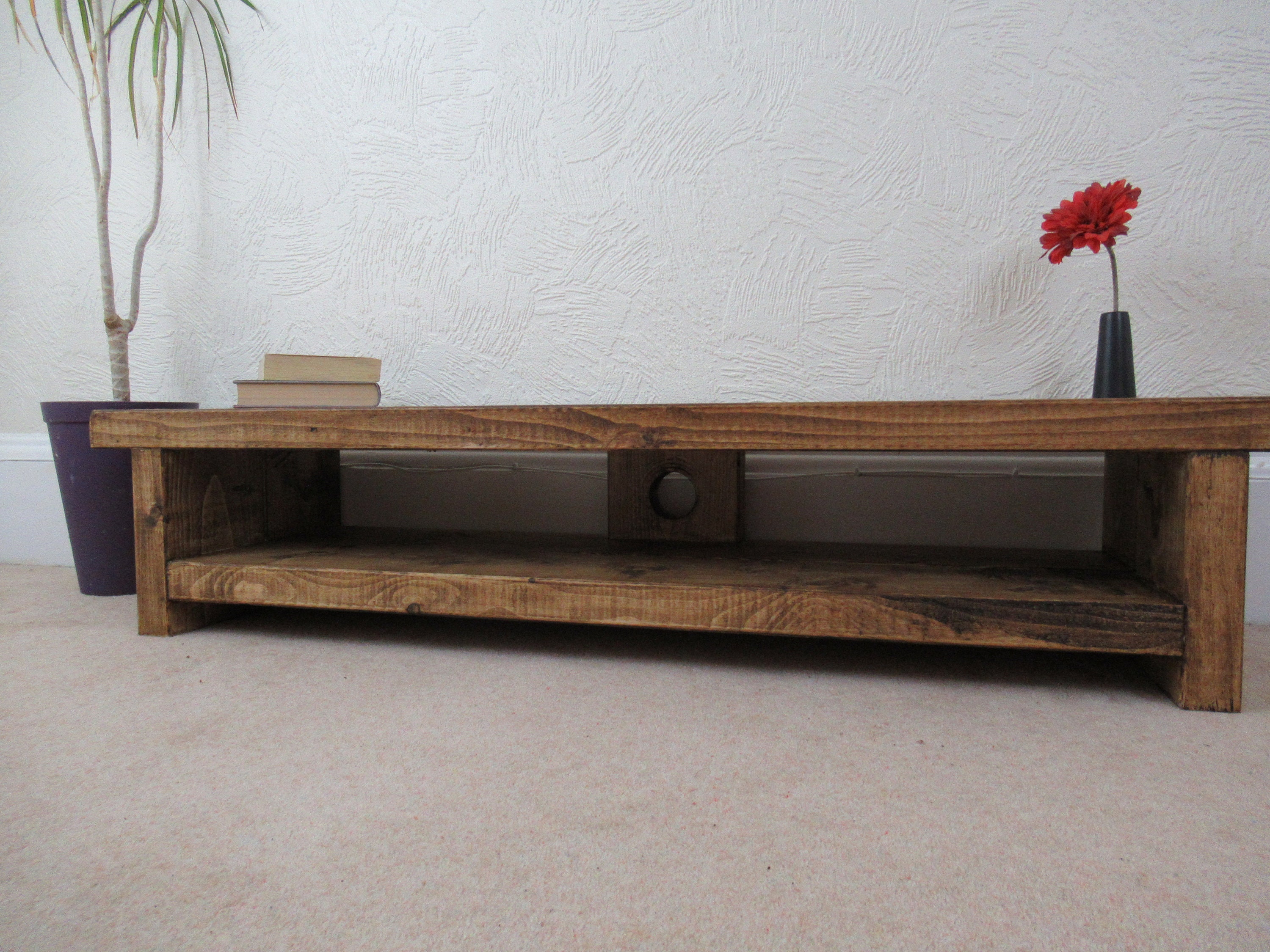 Rustic clearance television stand