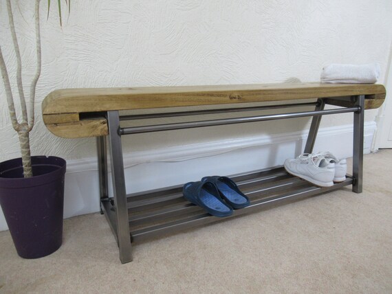 Shoe Bench Large Hallway Unique Design Bench With Storage Shelf