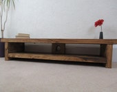 Very low rustic pine plasma lcd low tv stand unit table for large lcd tv 39 s