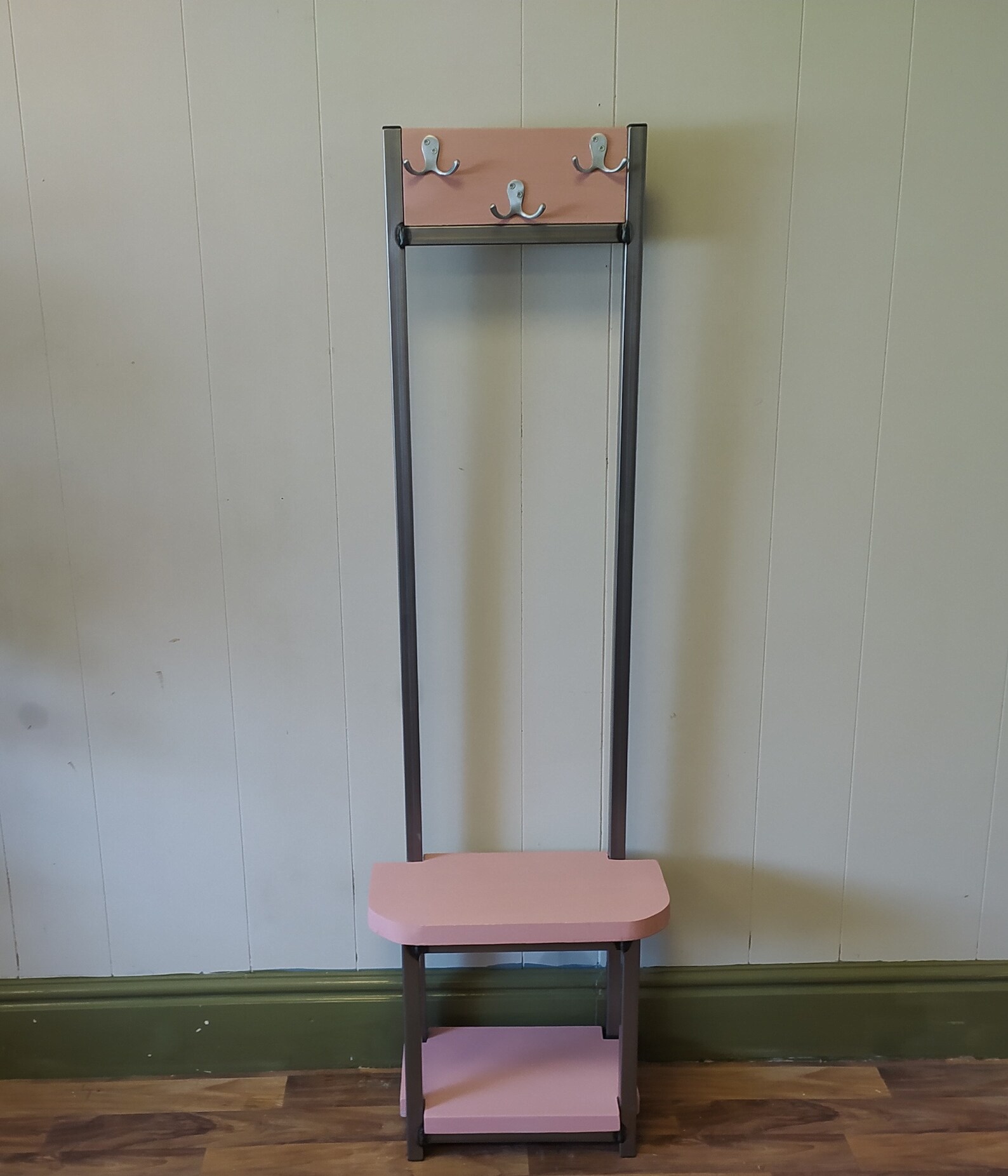 Coat Stand With Seat & Shoe Rack Bench Narrow Hallway Coat Etsy UK