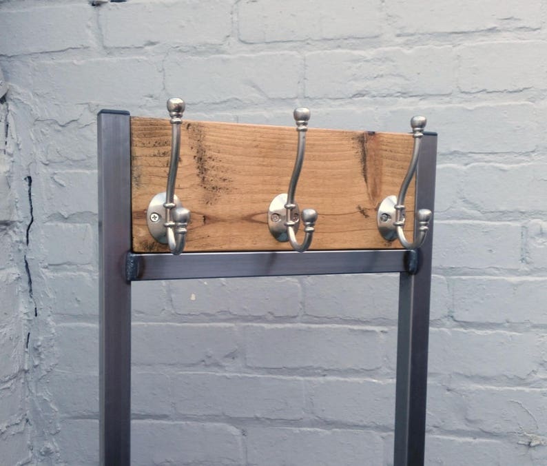 Coat stand narrow hallway bijou coat rack with seat and ...