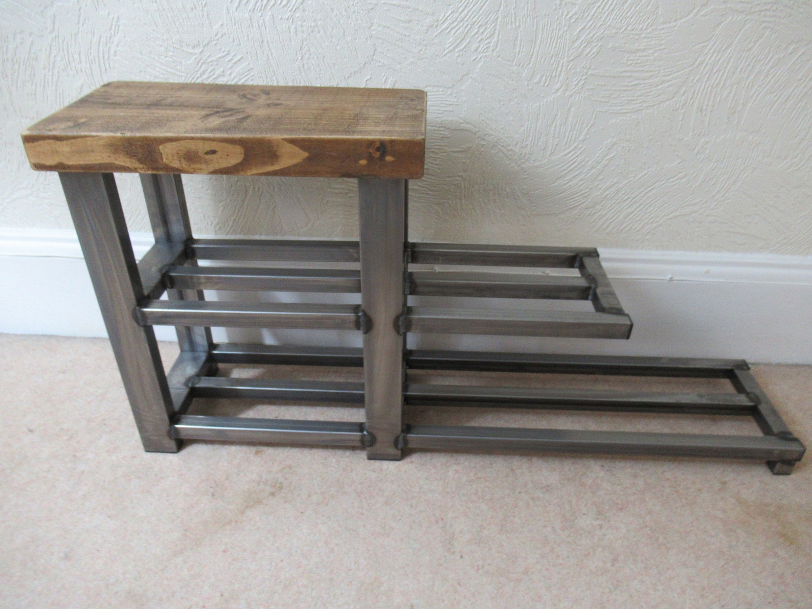 Shoe & tall boot rack floating shelf tall boot storage Etsy