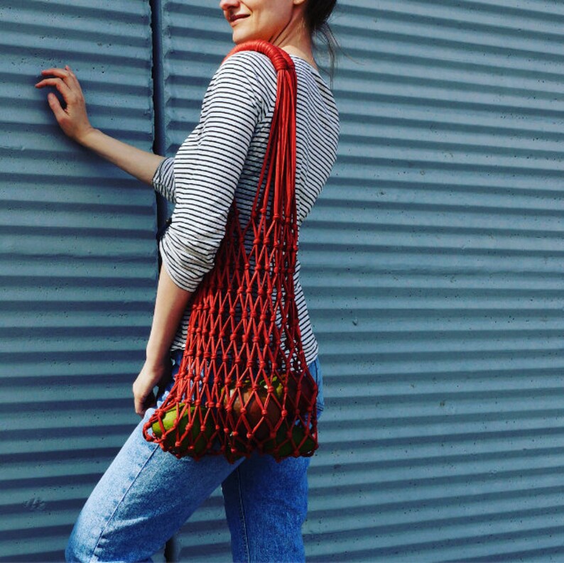Macrame PATTERN Market Bag Tote Bag Ecofriendly Etsy