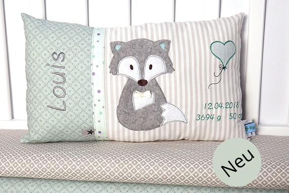 Personalisiertes Kissen Baby Personalisiertes Kissen Baby