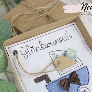 Magical gift boxes for baptisms or births for money or vouchers to fulfill wishes image 3