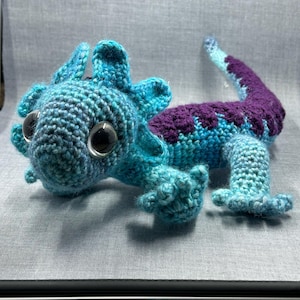 Poseable Handmade Salamander Stuffed Animal