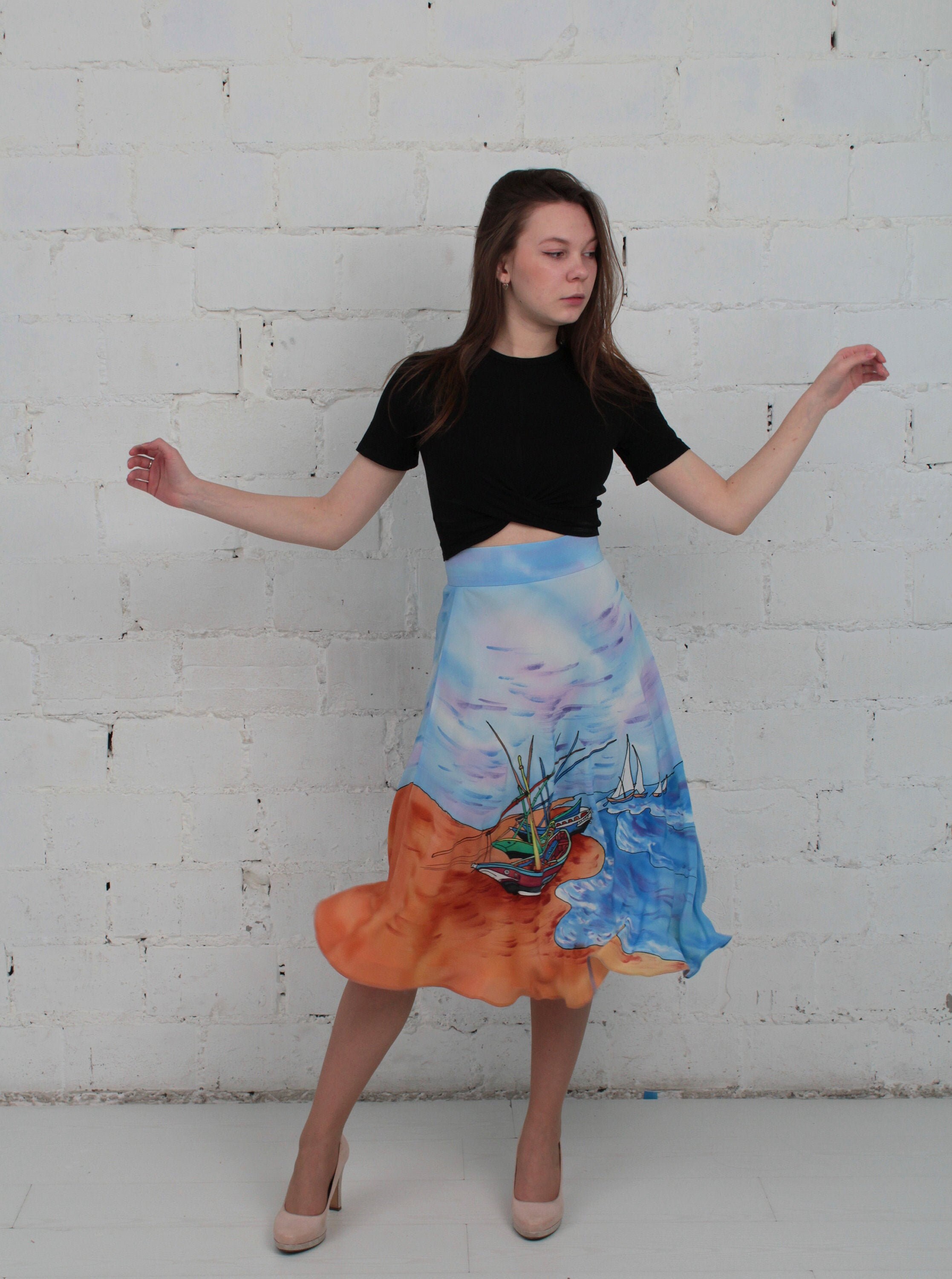 silk skirt near me