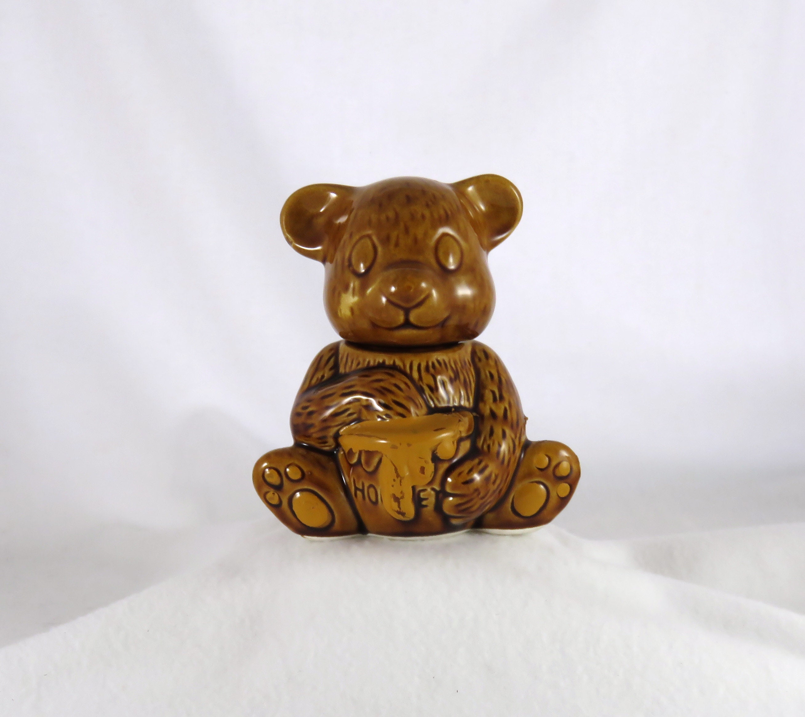 Vintage Mid Century Honey Bear Jar Taiwan ROC 1960s Etsy