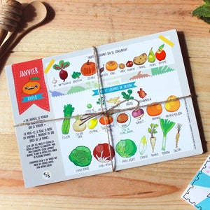 Grandes cartes du Calendrier perpétuel des fruits & légumes de saison image 1