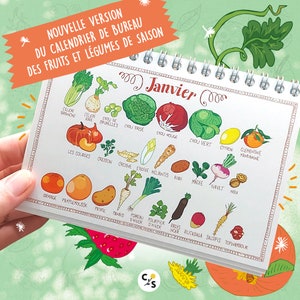 Calendrier perpétuel des fruits et légumes de saison