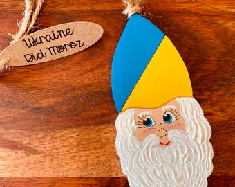 Ukraine a fait Moroz, se tenir avec l’Ukraine, Ukraine Ornement de Noël de Noël, Ornement d’arbre de Noël, Cadeau de Père Noël secret