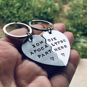 Zombie Apocalypse Partners / TWD / Walkers / Zombies / Zombie Keychain /