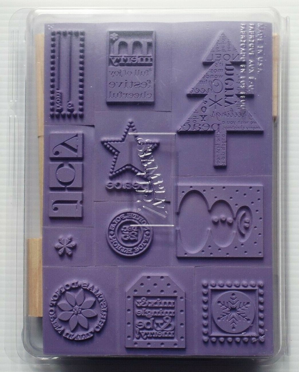 STAMPIN' UP Perfect Presentation HOLIDAY Christmas Stamp Set Brand New ...