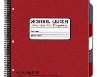 New 12x12" SCHOOL Photo ALBUM Spiral-Bound by Karen Foster 32 Pages + Pockets