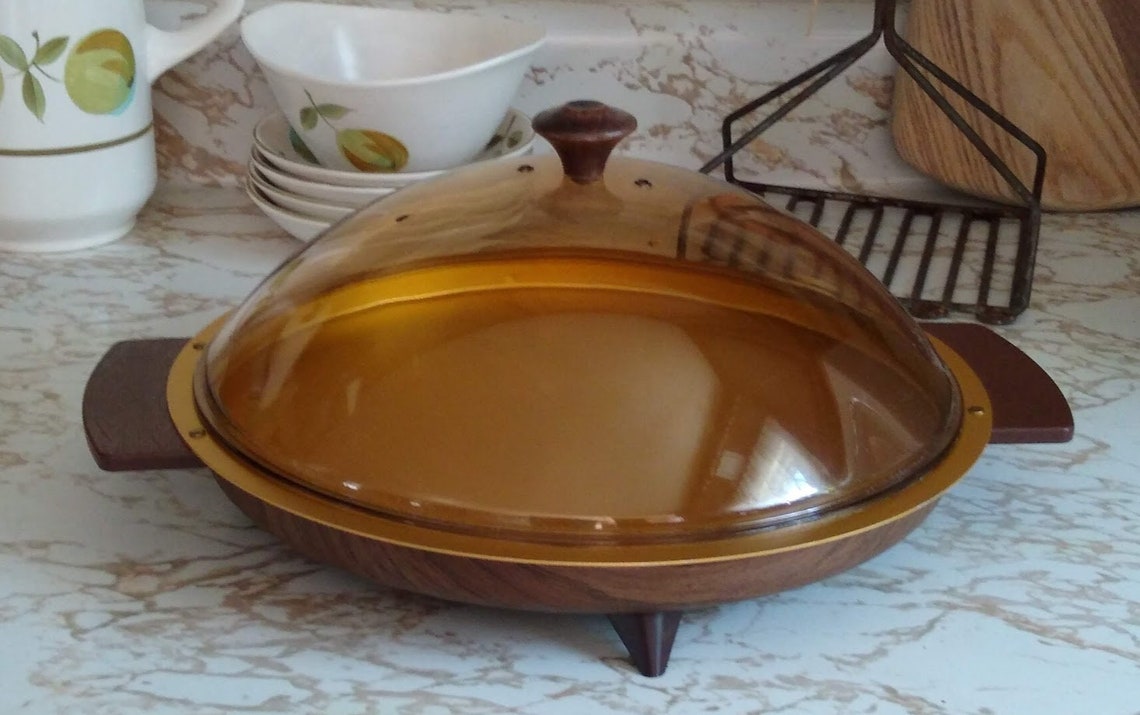 Vintage Mid Century Kaz Electric Warming Tray Electric Party Etsy