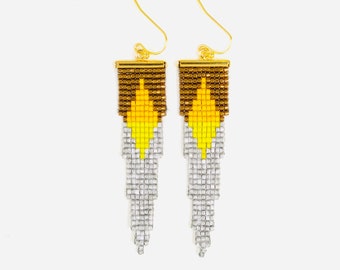 Gold Rush // Beaded Earrings