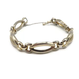 Vintage Monet Gold Tone Link Bracelet