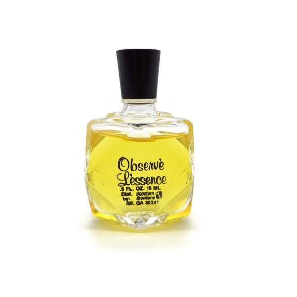 Vintage Perfume, Observe L'essence Small Travel Size Mini Perfume, 0.5 ounces