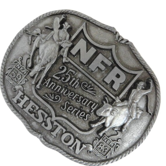 Vintage Rodeo Belt Buckle, National Finals Rodeo … - image 4