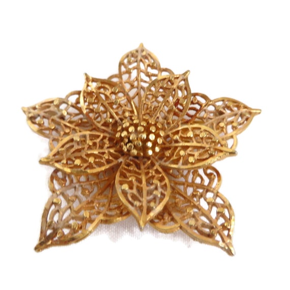20 Pendenti Filigrana Floreale A Luna Crescente &ndash; Colore Oro 40x30mm Per Bigiotteria