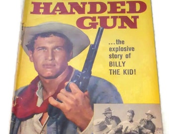 Four Color Comic Book Paul Newman in The Left Handed Gun, Dell No. 913 1958