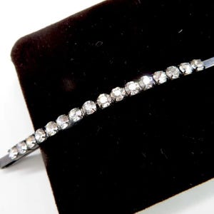 Vintage Clear Rhinestone Bobby Pin Sparkly Hair Jewelry Bride Accessories Gift for Her