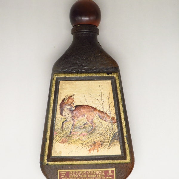 Vintage Beam's Choice Whiskey Bottle, 1970's Wildlife Collection