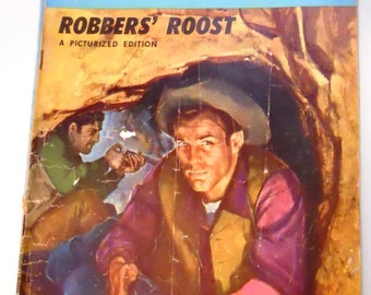 Vintage Zane Grey Comic "Robbers' Roost" - Vol. 1, No. 29 - May 1956 - Silver Age Comic Book, Dell Comics