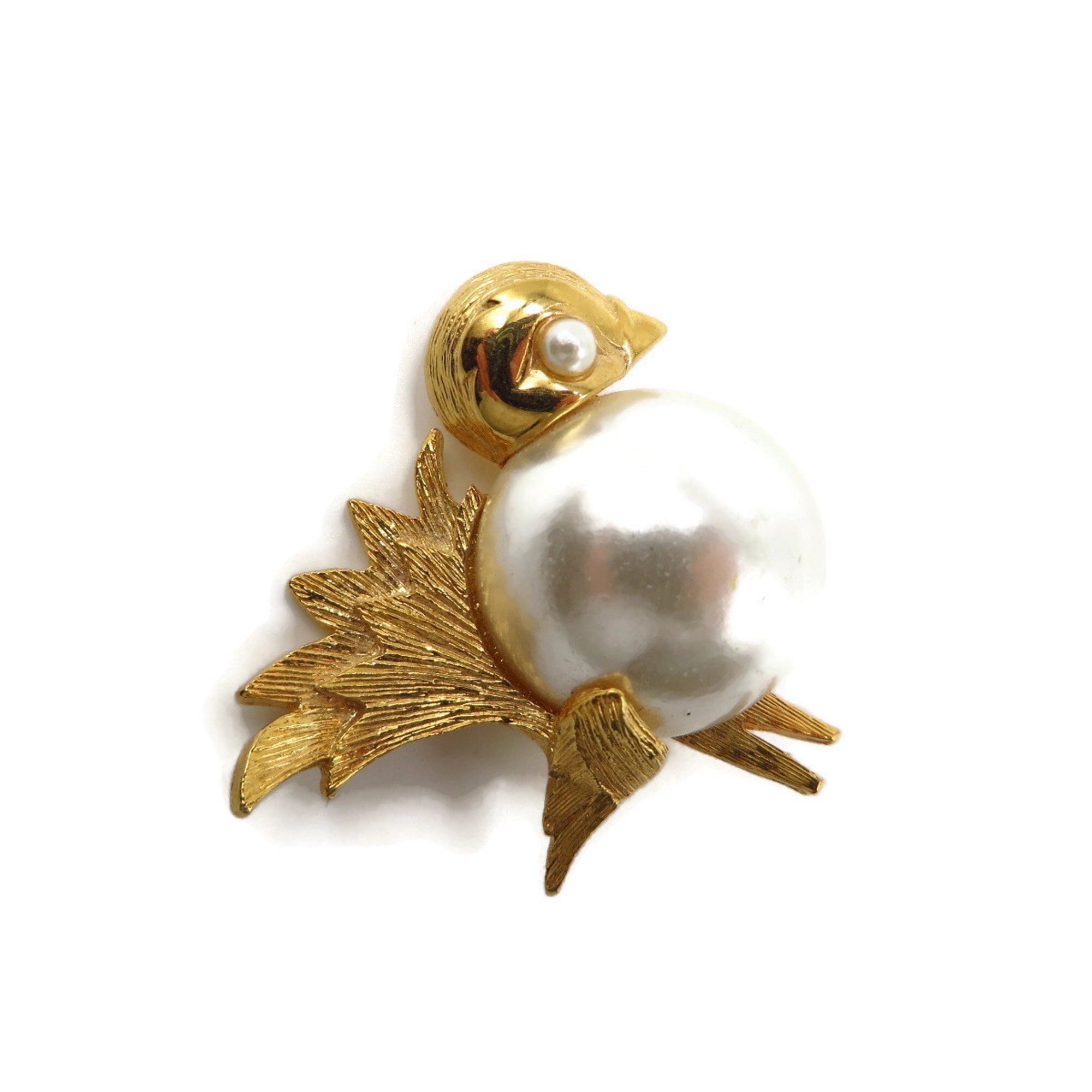 Vintage Brooch Napier Gold Tone Small Bird Pin Etsy Australia
