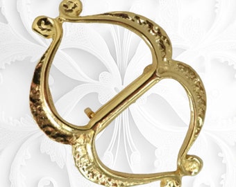 Ultra Craft Musical Note Brooch, Vintage Gold Tone Pin